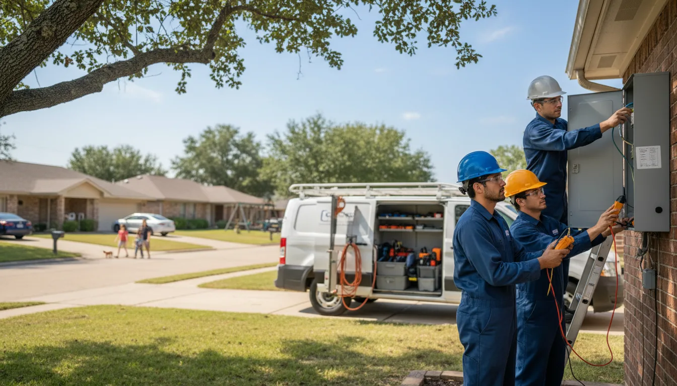Certified electrician providing emergency electrical services in Crane Hill, AL